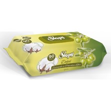 Sleepy Islak Havlu Mendil 90 Yaprak 36 Lı Set Pamuk&zeytin Yağlı Plastik Kapaklı