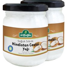 Arifoğlu Hindistan Cevizi Yağı Soğuk Sıkım 200 ml 2 Li Set