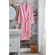Komfort Home Pamuklu Bornoz - L Beden - Pembe