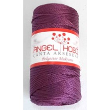 Angel Çanta Aksesuar Mor Renk Polyester Makrome
