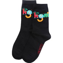 Unlimited Legwear Hayal Gücü Merkezi Derneği Çocukarın Çizimlerinden 3lü Mavi Yeşil Siyah Kadın Soket Çorap Seti