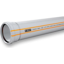Fırat 50*250 mm Pvc Pimaş Dublex Atık Su Borusu 3.2 mm
