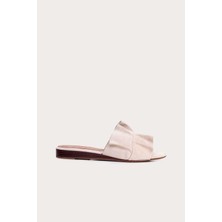 Bueno Shoes Bej Süet Kadın Düz Terlik