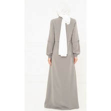 Beyza Spor Gri Ferace 3163