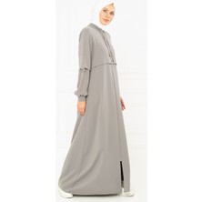 Beyza Spor Gri Ferace 3163