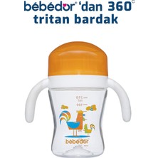 Bebedor Premium Seri 360 Derece Dönen Bardak Tritan 210 ml