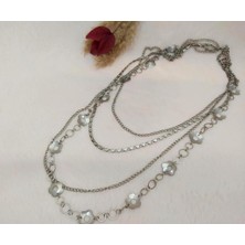 Hd Marketim Hdmarketim Kadın Kolye Metalik Renk Tasarım Kolye