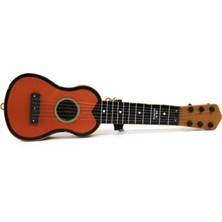 Samatlı Ispanyol Oyuncak Gitar Kahverengi