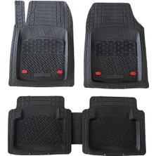 Team Car Teamcar Safir  Volkswagen Scirocco Siyah Derin Havuzlu 3D Paspas