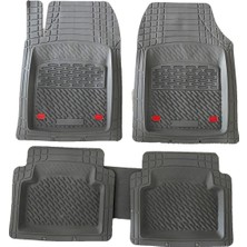 Team Car Teamcar Safir  Fiat Albea Palio  Gri Derin Havuzlu 3D Paspas