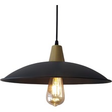 Riolight  Retro,rustik,vintage 1xe27 duylu tekli Metal Sarkıt avize