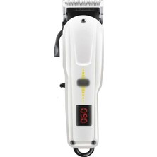 Shavers KP-1907 Turbo Kedi Köpek Tıraş Seti Pet Evcil Hayvan Tüy Kesme Traş Tıraş Makinesi Beyaz