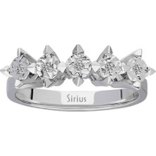 Sirius 1 Karat Görünümlü Pırlanta 5 Taş Yüzük 0423R0122
