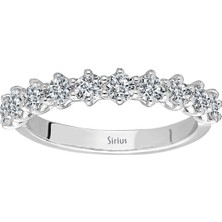 Sirius E Renk 0,70 Karat Pırlanta Taşlı Yarım Tur Yüzük 0423R0138