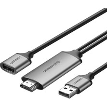 Ugreen USB To HDMI Digital Av Dönüştürücü Adaptör Kablo 1.5 Metre
