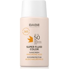 Babe Color Super Fluıd Sunscreen SPF50 Renkli Güneş Koruyucu 50 ml