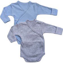 Özdemirli Bebe Kendinden Eldivenli Kruvaze Badi 2 Li Paket