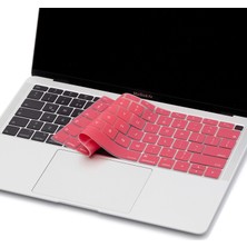 McStorey Laptop Macbook Air ile Uyumlu Klavye Koruyucu A1932 2018/2019 Amerika İngilizce Baskılı