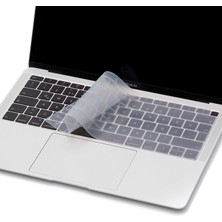 McStorey Laptop Macbook Air ile Uyumlu Klavye Koruyucu A1932 2018/2019 Amerika İngilizce Baskılı