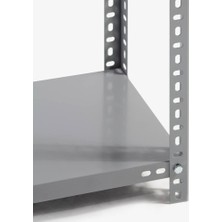 Galvanizraf 5 Katlı Galvaniz Çelik Raf Arşiv Rafı Depo Rafı Kiler Rafı 43X75X200