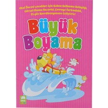 Çebi Toys Büyük Boyama Kitabı Pembe Kapaklı