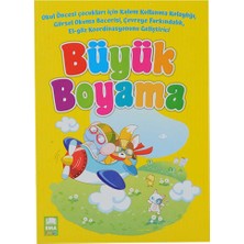 Çebi Toys Büyük Boyama Kitabı Sarı Kapaklı