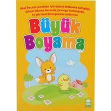 Çebi Toys Büyük Boyama Kitabı Turuncu Kapaklı