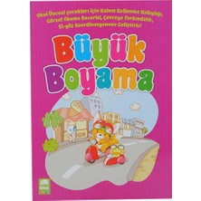 Çebi Toys Büyük Boyama Kitabı Fuşya Kapaklı