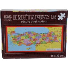 Çebi Toys Puzzle Türkiye Siyasi Haritası 123 Parça