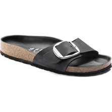 Madrid Big Buckle Fl Siyah  Unisex Terlik 1006523-20026