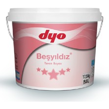Dyo Beşyıldız Tavan Boyası 0001 Beyaz 17.5 kg