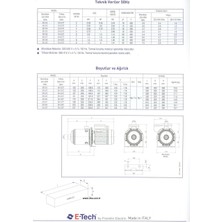 Etech E-Tech Eh 3/6  1.20 Hp Yatay Çok Kademeli Pompa