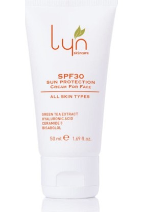 Lyn Skincare Güneş Koruyucu Krem Yüz Için SPF30