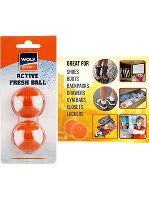 Woly Active Fresh Ayakkabı Çanta Içi Kötü Koku Önleyici Koku Topu