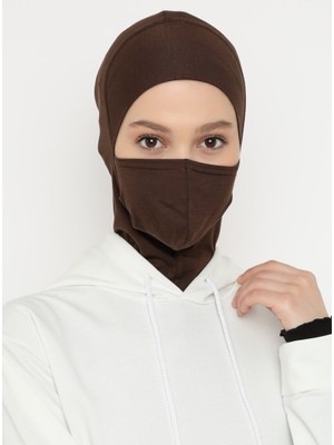 Ecardin Maskeli Spor Bone - Açık Kahve - Ecardin