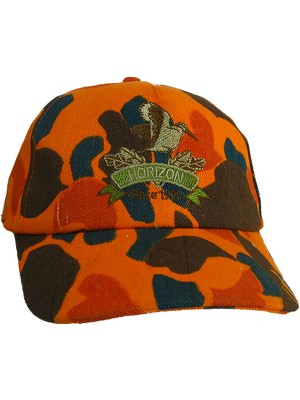 Horizon Av  Çulluk Armalı Turuncu Kamuflaj Şapka