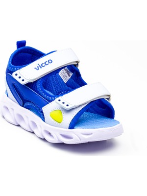 Vicco 332. P21Y. 188 Roy Sax Mavi Işıklı Çocuk Sandalet