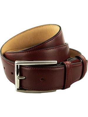 Emnana Klasik Kemer Dana Derisi - Bordo