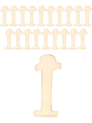 Kına Atölyesi 20 Adet Karışık Pleksi Harf 4cm Gold