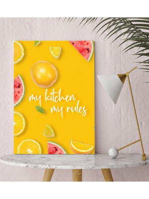 BK Mutfak Konseptli Kanvas Tablo