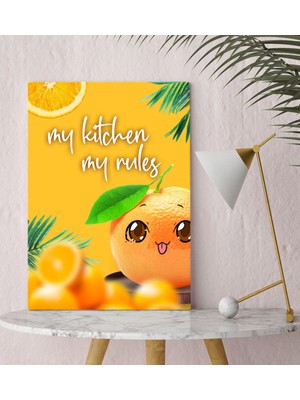 BK Mutfak Konseptli Kanvas Tablo