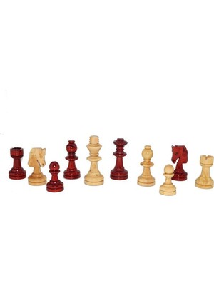 Gift Home Sadece Satranç Taşı Battal Ahşap Şimşir Satranç Taşı