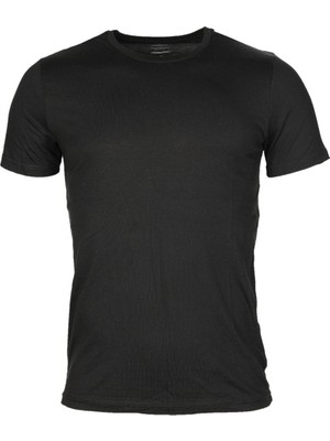 Lumberjack CT110  Modal C Neck Siyah Erkek Kısa Kol T-Shirt