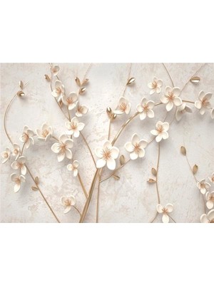 Eko Dekor 3 Boyutlu Tasarım Duvar Kağıtları 156 Kanvas Tek Parca