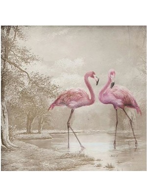 Eko Dekor Flamingo Özel Tasarım Duvar Kağıdı Vinil
