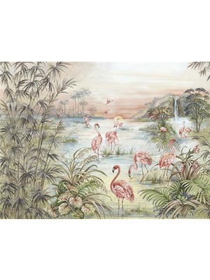 Eko Dekor Botanik Özel Tasarım Duvar Kağıdı Vinil