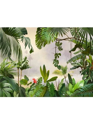 Eko Dekor Botanik 3D Duvar Kağıdı Vinil