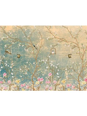 Eko Dekor Vintage Özel Tasarım Duvar Kağıdı Vinil