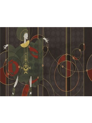 Eko Dekor Özel Tasarım Duvar Kağıdı Kanvas Tek Parca