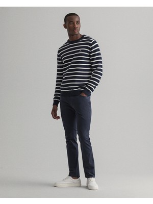 Gant Erkek Lacivert Slim Fit Pantolon 1000368.405